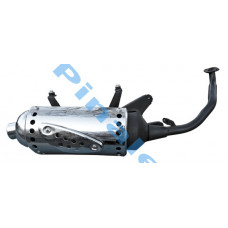 BT125T-9  Komplett avgassystem 4 fästen BT125cc