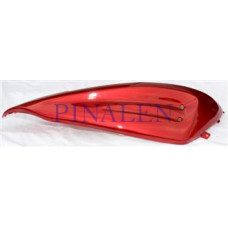 06. BTQT-12A Sidokåpa Röd Hö med 2 hål F28.6