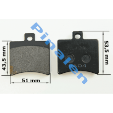 BTQT-20 Phanter Bromsklossar fram