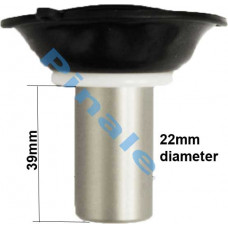 08.BT125T Membran med trottel  22mm
