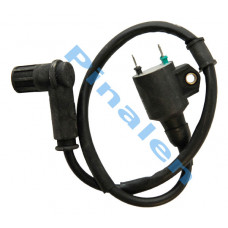 10. Tändspole 2-stifts,90 graders tändhatt Baotian mm F17.10