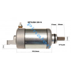 01.Access 450cc Startmotor E18.1