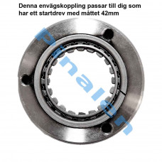 11. Access 250/300cc Förstärkt envägskoppling passande "gamla" startdrevet
