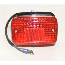 01. Baklampa Fyrkantig Monkeybike F19.1