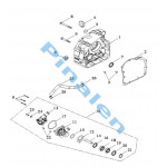 E4 Vattenpump / Hö motorkåpa