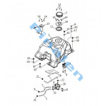F10 Br&auml;nsletank/givare
