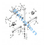 F7 Styrleder, framaxlar