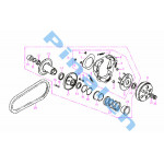 F13 V-rem / Bakre variator