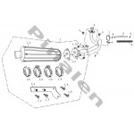 Avgassystem aluminium
