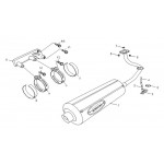 F34 Avgassystem aluminium